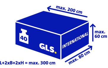 parcel shipping europe size and weight