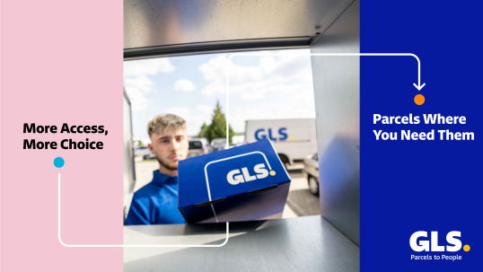 GLS parcel delivery to OOH locker and parcel shop network in Europe – More Access, More Choice